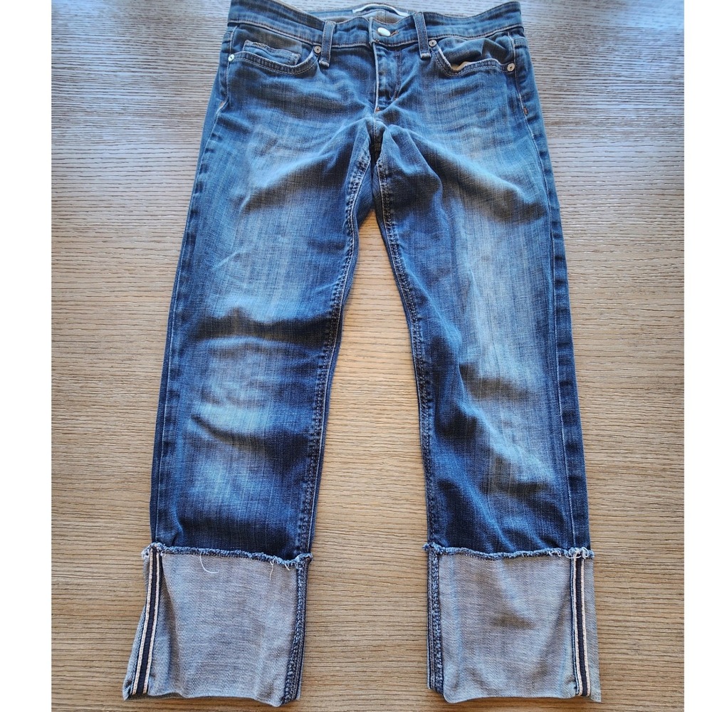 Joes Jeans Premium *Selvedge Edge Cuff Crop Jeans. 28 streetwear Y2K Grittyboho